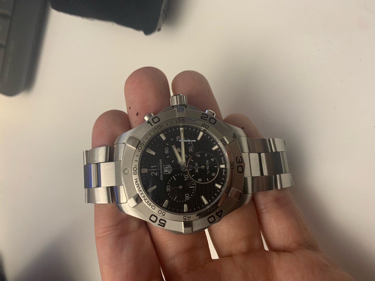 TAG Heuer Aquaracer 300M Mens watch Unisex Quartz Steel CAF101E Replica 4