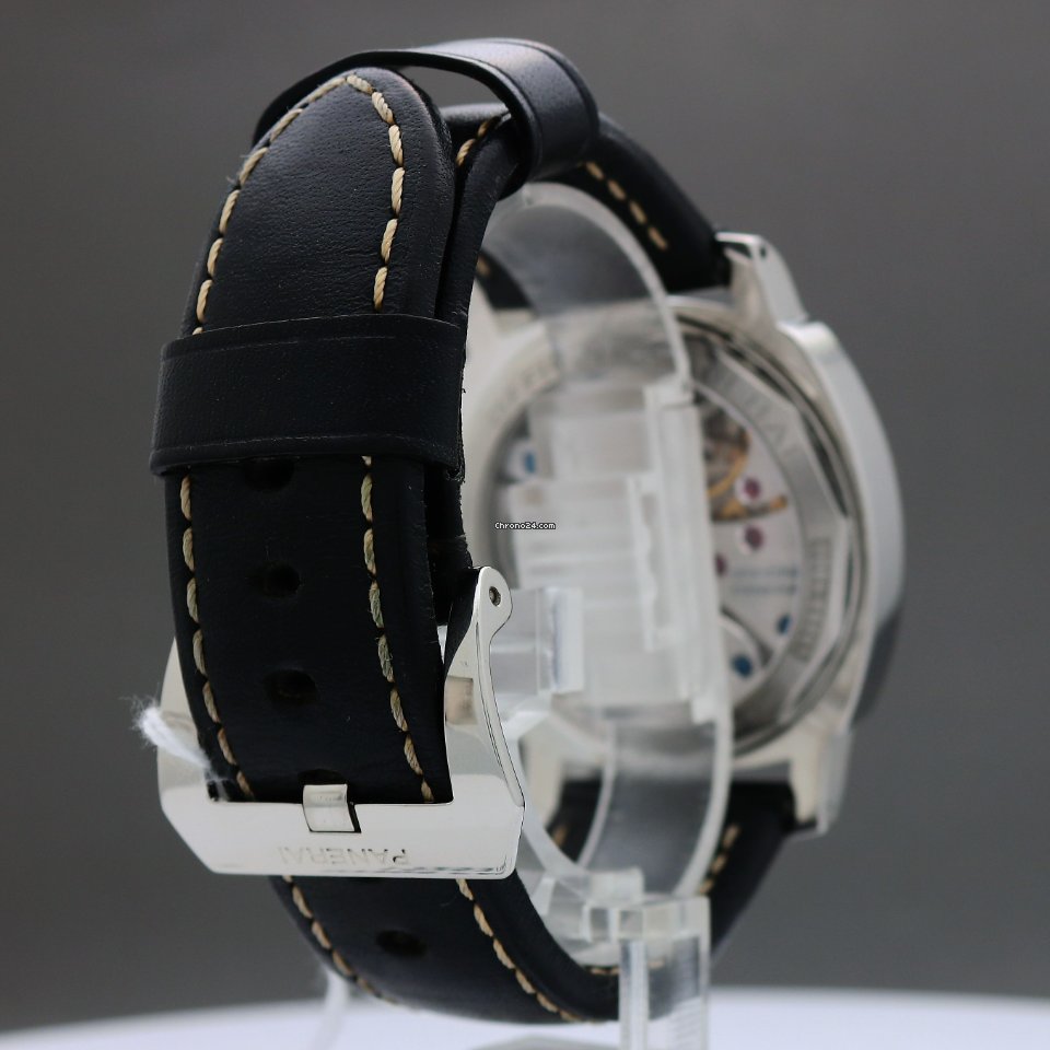 Panerai Luminor Base Mens watch Unisex Steel PAM00112 Replica 4