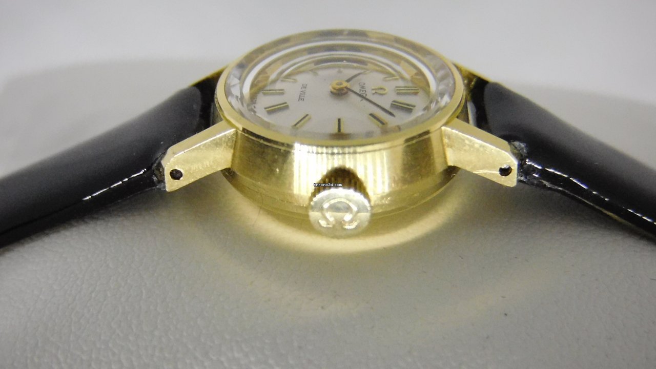Omega De Ville Womens watch Manual winding Yellow gold 511.227 511227 vintage watch DeVille cal 483 Replica 4