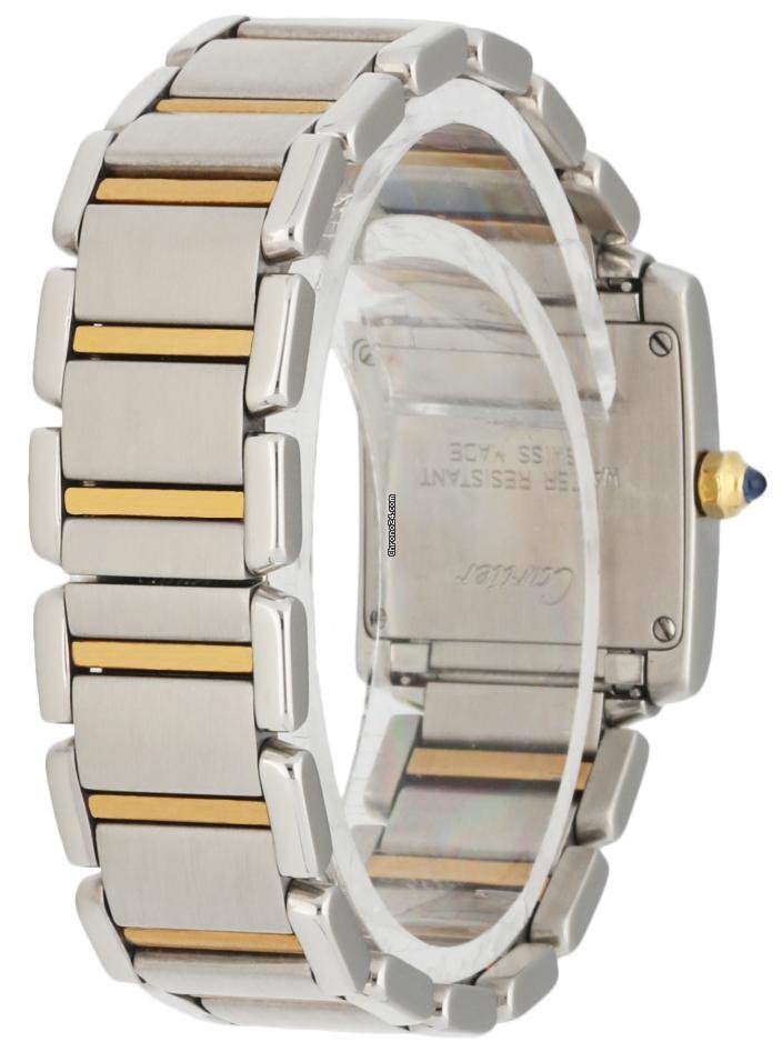 Cartier Tank Francaise Womens watch Quartz Steel 2300 Replica 4