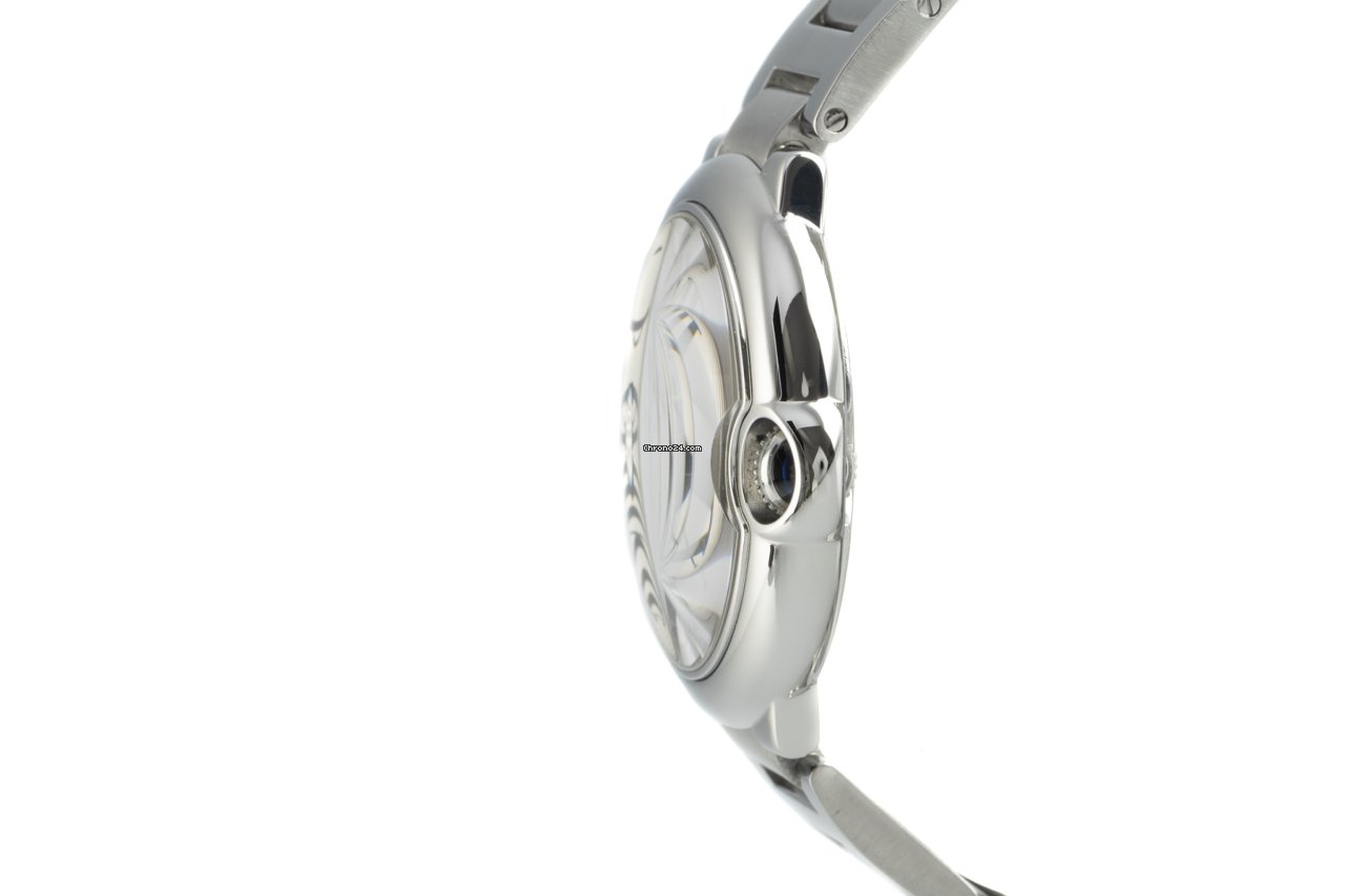IMG_9081 Cartier Ballon Bleu 36mm Mens watch Unisex Automatic Steel W6920046 Replica 4