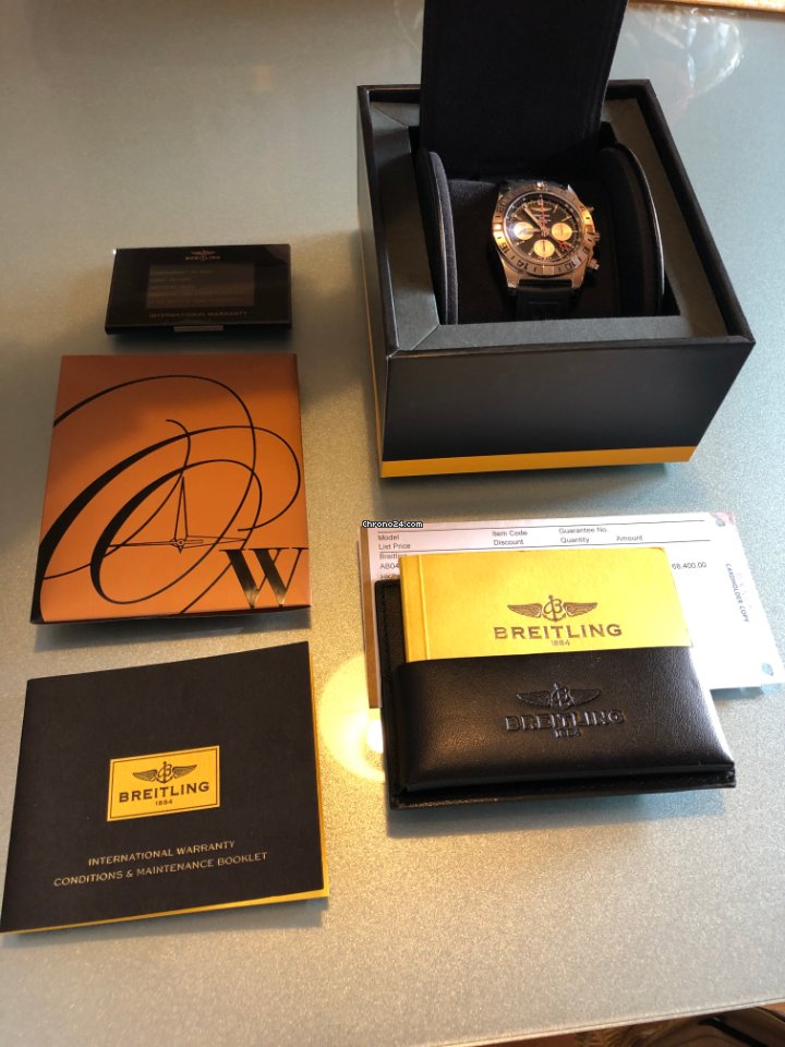 IMG_9081 Breitling Chronomat 44 GMT Mens watch Unisex Automatic AB0420B9.BB56 Replica 4