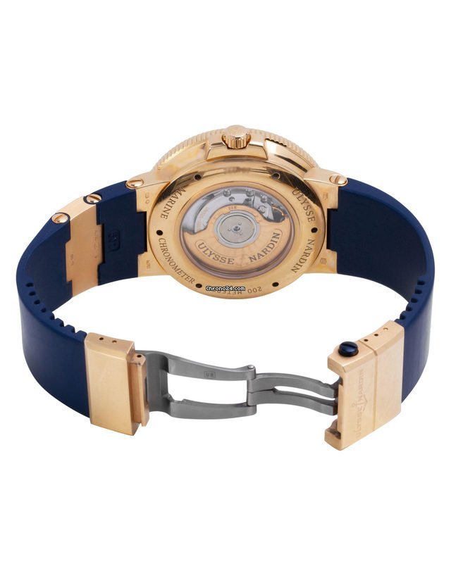 Ulysse Nardin Mens watch Unisex Automatic Rose gold 266-67 Replica 4