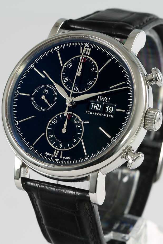 IWC Portofino Chronograph Mens watch Unisex Automatic Steel IW391007 Replica 4