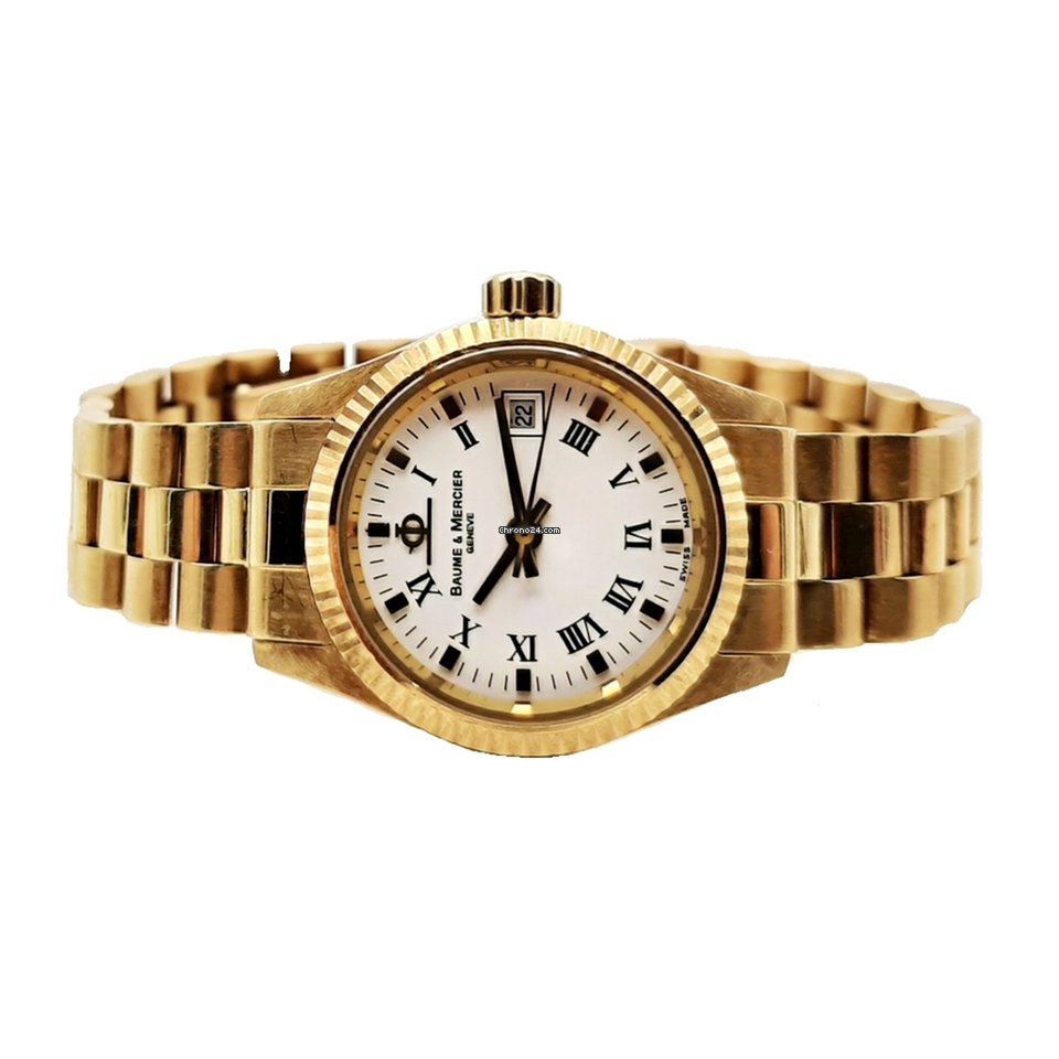 Baume & Mercier Womens watch Quartz Yellow gold 83207 Replica 4