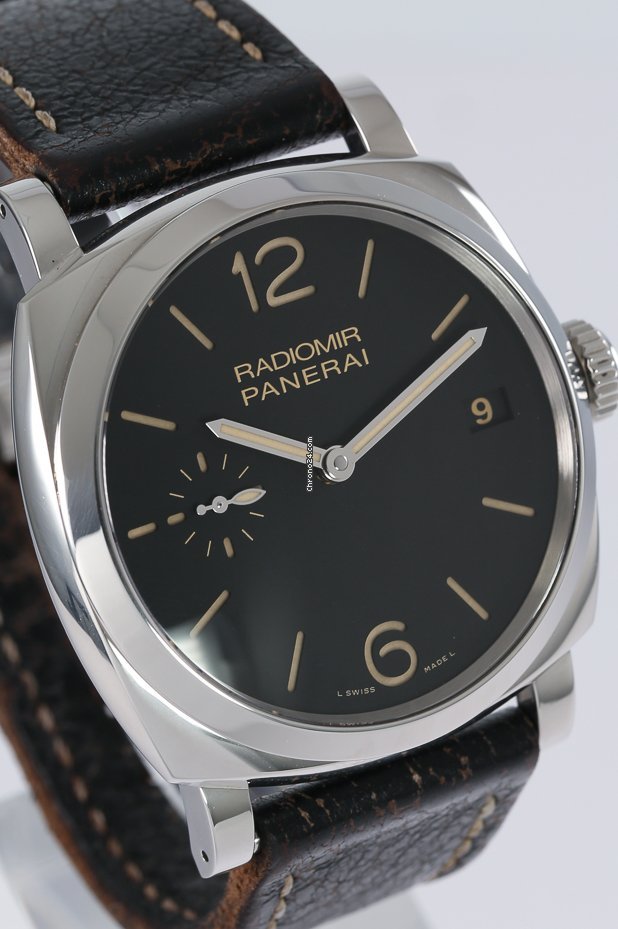 IMG_9081 Panerai Radiomir 1940 3 Days Mens watch Unisex Manual winding Steel PAM 00514 Replica 4
