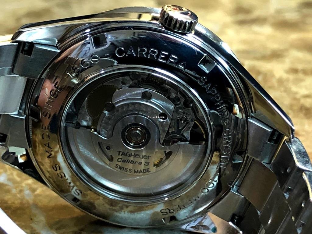 TAG Heuer Carrera Calibre 5 Mens watch Unisex Automatic Steel WV211M.BA0787 Replica 4