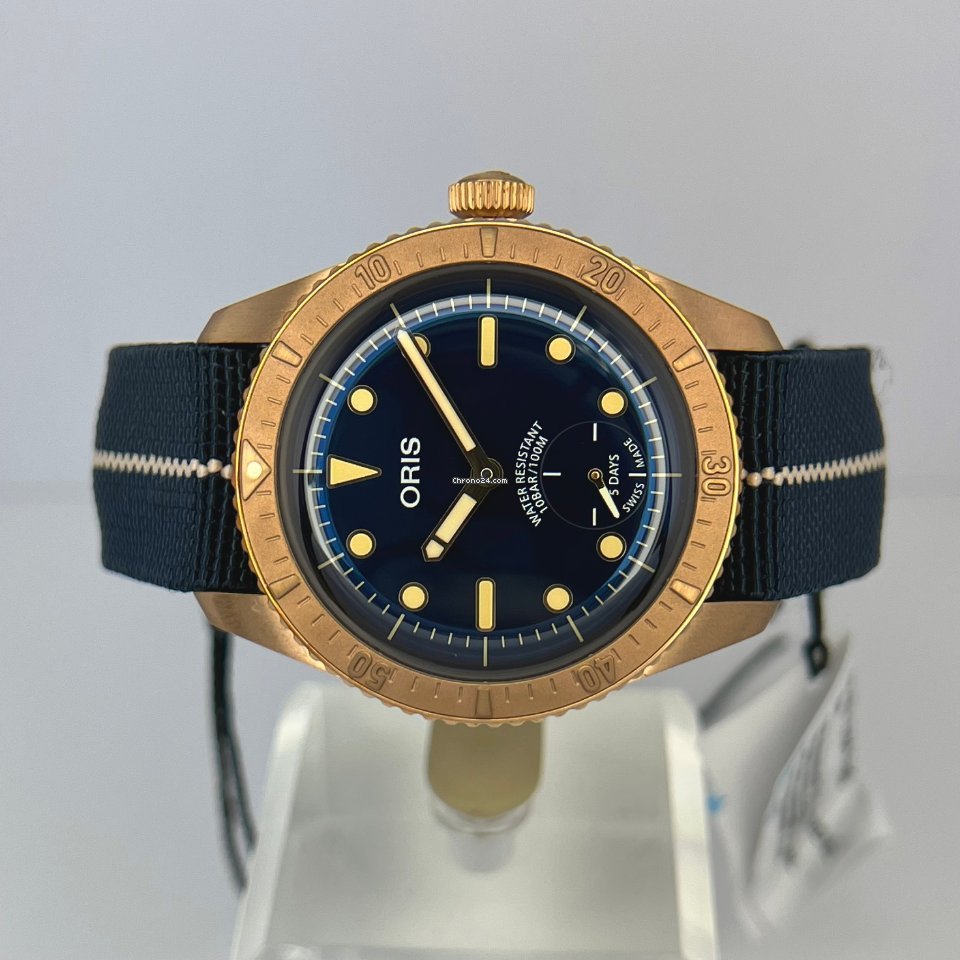 IMG_9081 Oris Carl Brashear Mens watch Unisex Automatic Bronze 01 401 7764 3185-Set Replica 4