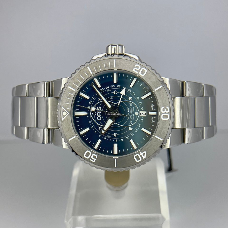 Oris Aquis Mens watch Unisex Automatic Steel 01 761 7765 4185-Set Replica 4