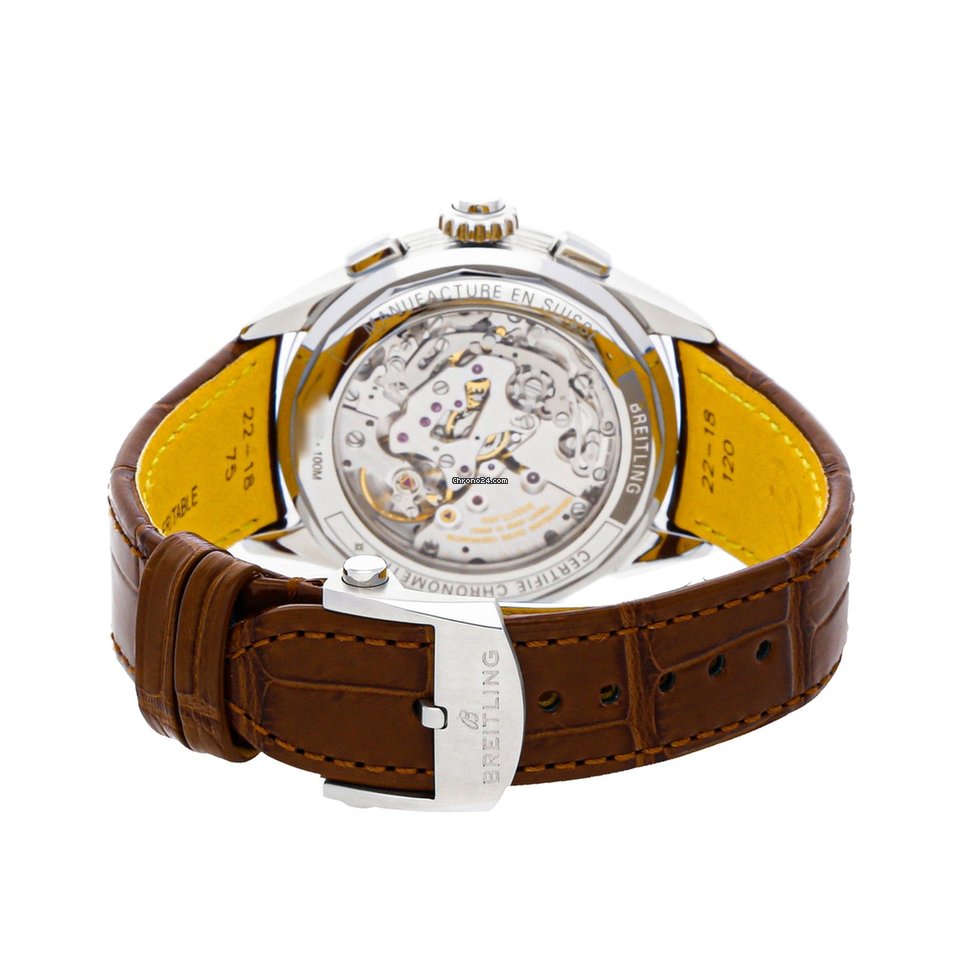 IMG_9081 Breitling Duograph Mens watch Unisex Manual winding Steel AB1510171C1P1 Replica 4