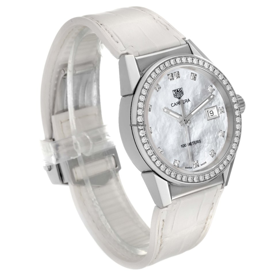 IMG_9081 TAG Heuer Carrera Lady Womens watch Quartz Steel WBG1315.BA0758 Replica 4