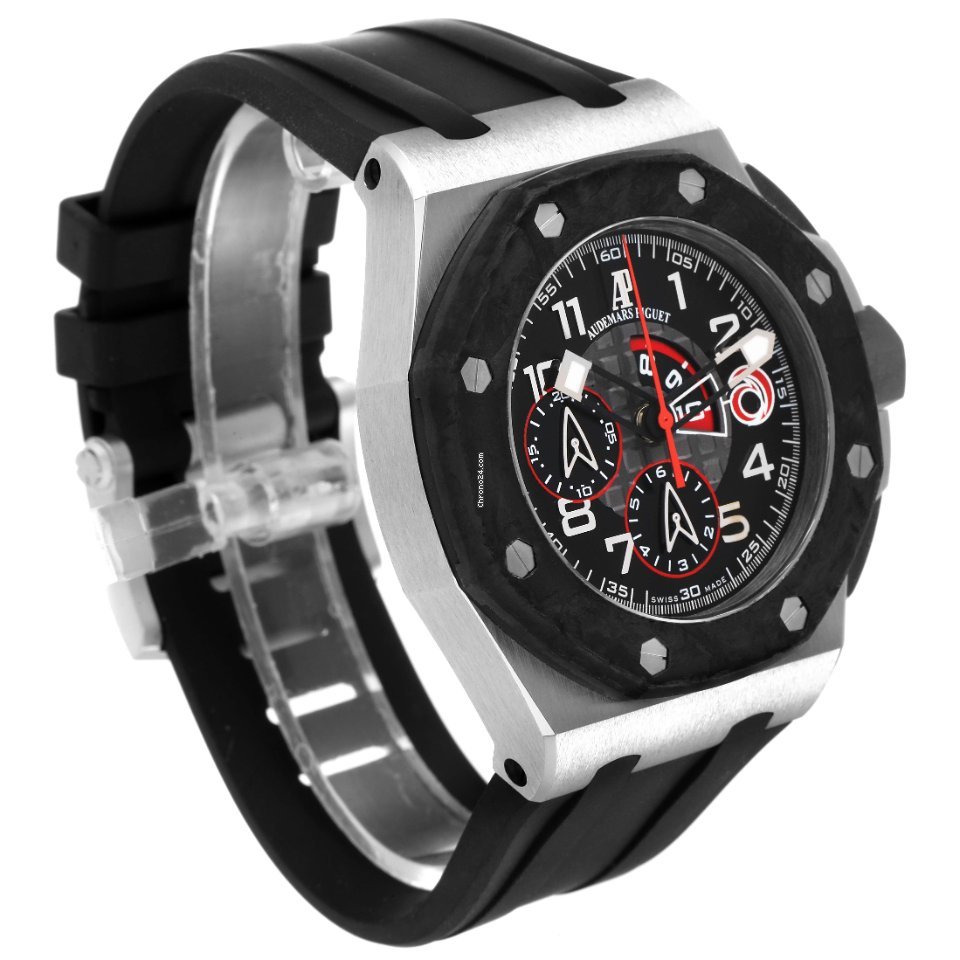 IMG_9081 Audemars Piguet Royal Oak Offshore Chronograph Mens watch Unisex Automatic Platinum 26062PT.OO.A002CA.01 Replica 4