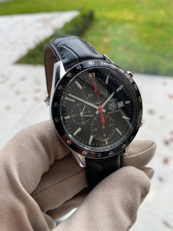 TAG Heuer Carrera Calibre 16 Mens watch Unisex Automatic Steel CV201AK.BA0727 Replica 4