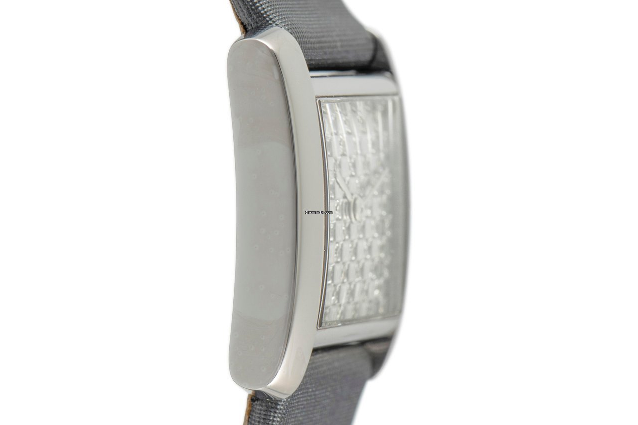 IMG_9081 Cartier Tank Francaise Womens watch Quartz White gold 2517 Replica 4