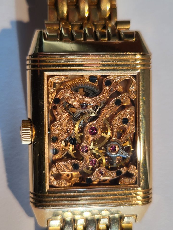 IMG_9081 Jaeger-LeCoultre Reverso Mens watch Unisex Manual winding Red gold 270.2.62 Replica 4