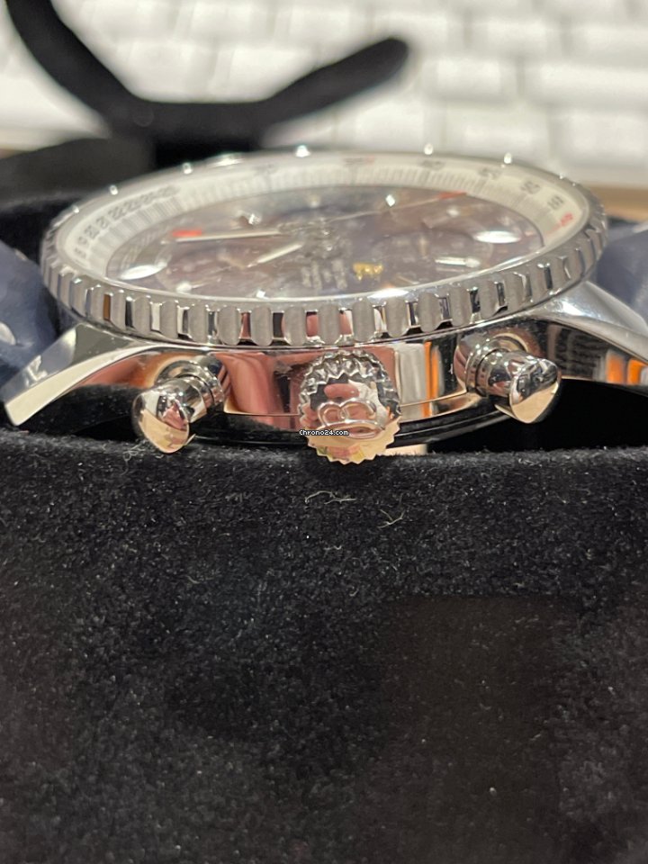 IMG_9081 Breitling Navitimer GMT Mens watch Unisex Automatic Steel A24322121C2X1 Replica 4