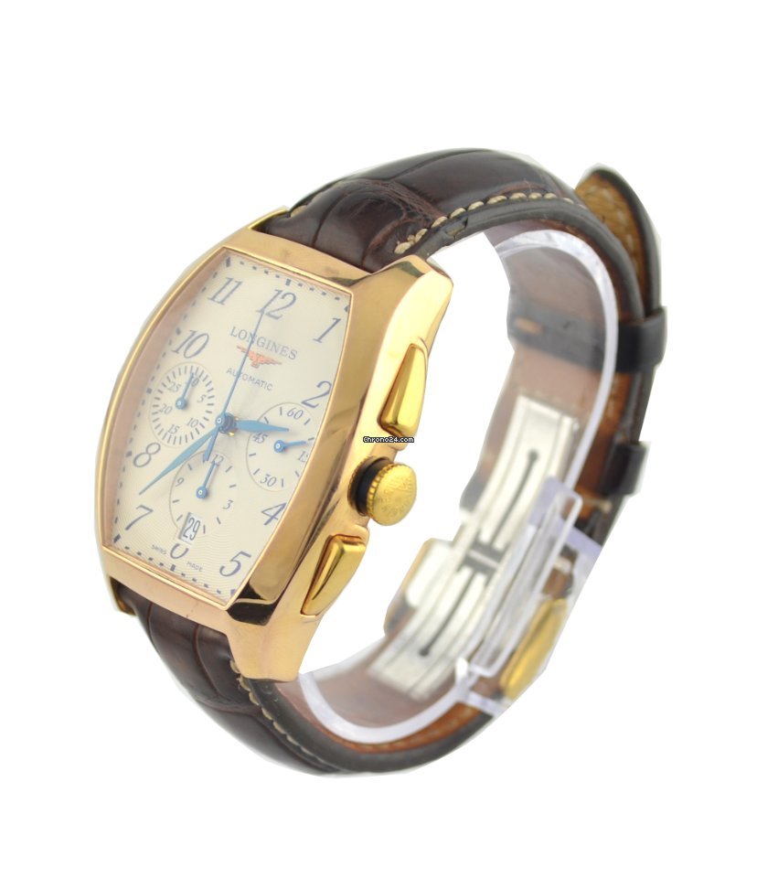 IMG_9081 Longines Evidenza Mens watch Unisex Automatic Rose gold L2.643.8 Replica 4