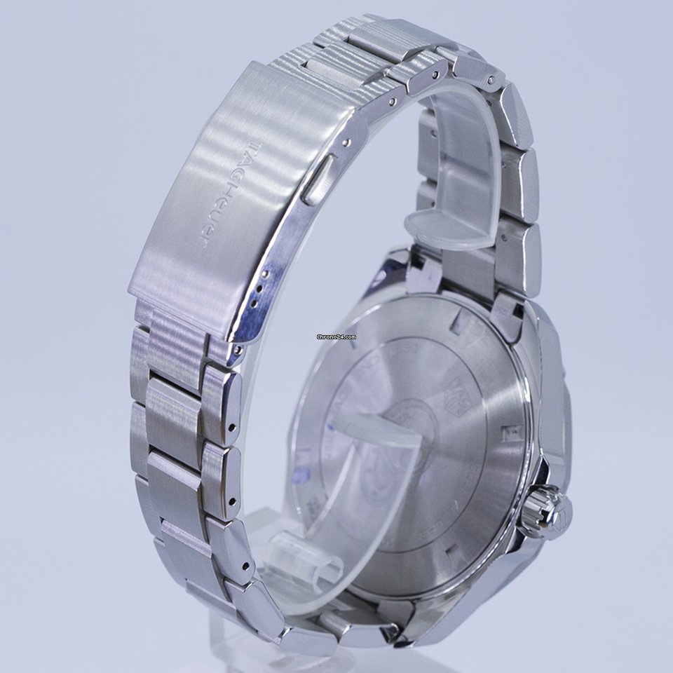 IMG_9081 TAG Heuer Aquaracer Mens watch Unisex Quartz Steel WAY101B.BA0746 Replica 4