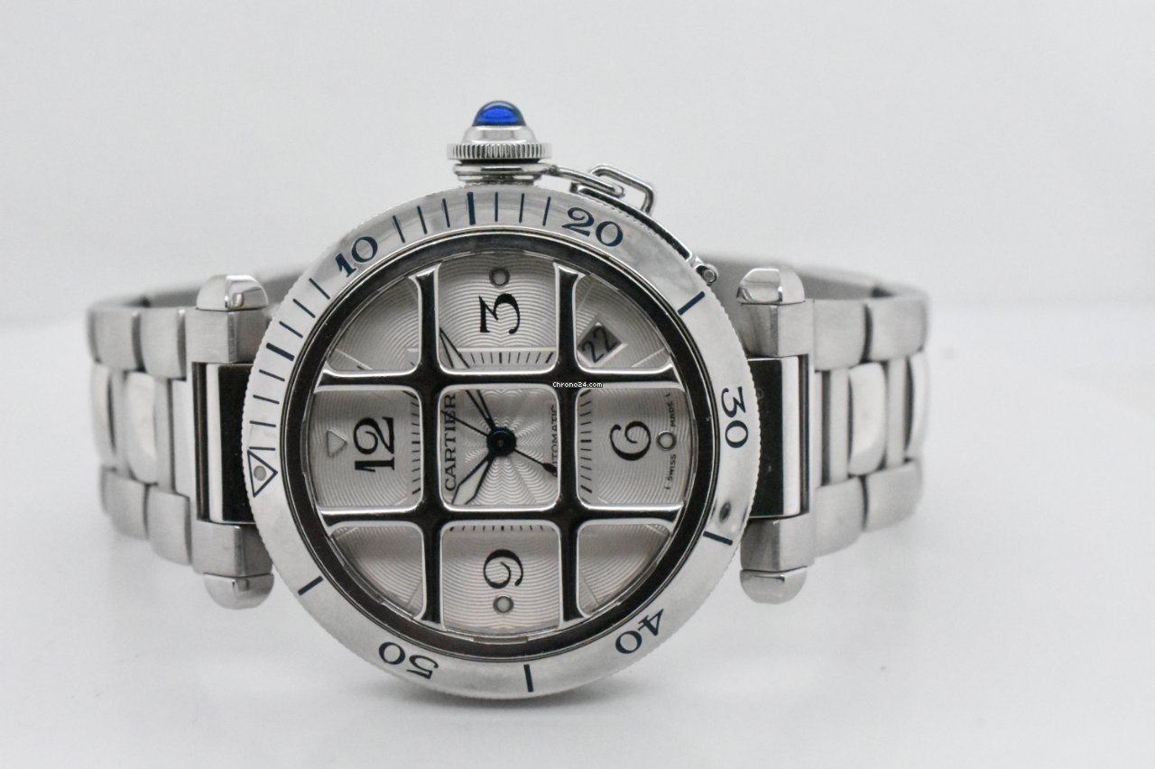 Cartier Pasha Mens watch Unisex Automatic Steel 2379 Replica 4