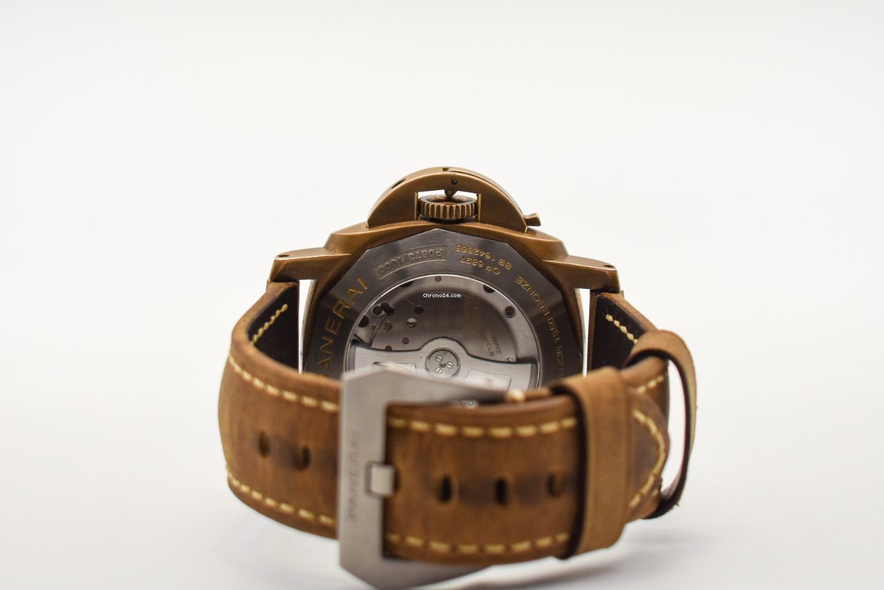 Panerai Special Editions Mens watch Unisex Automatic Bronze PAM 00507 Replica 4
