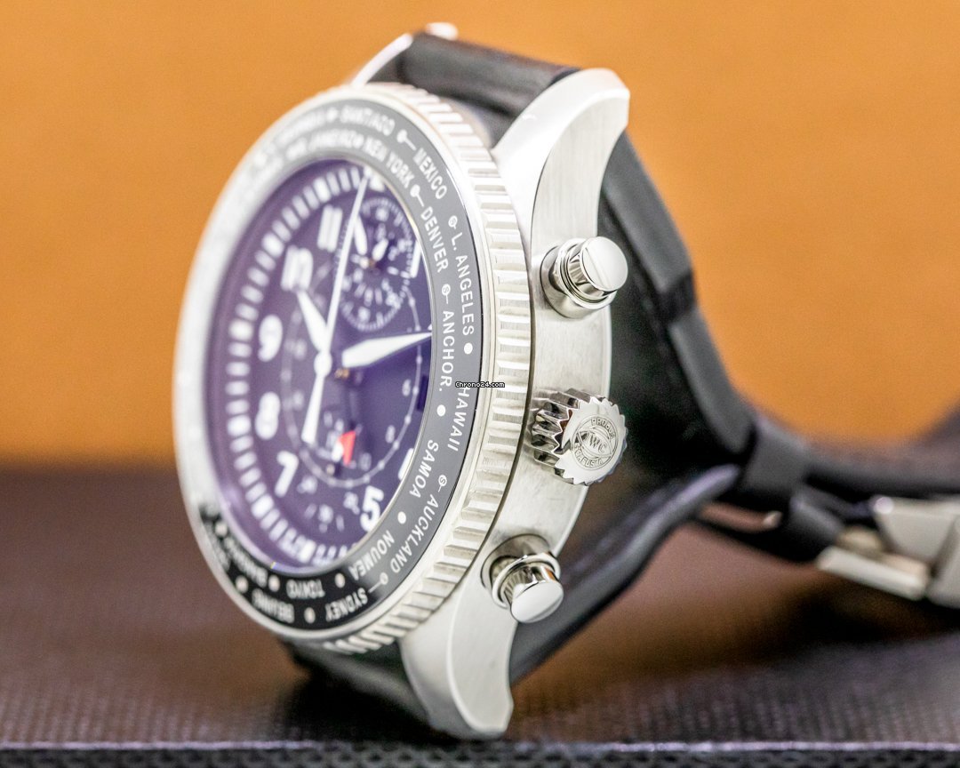 IMG_9081 IWC Pilot Chronograph Mens watch Unisex Automatic Steel IW395001 Replica 4