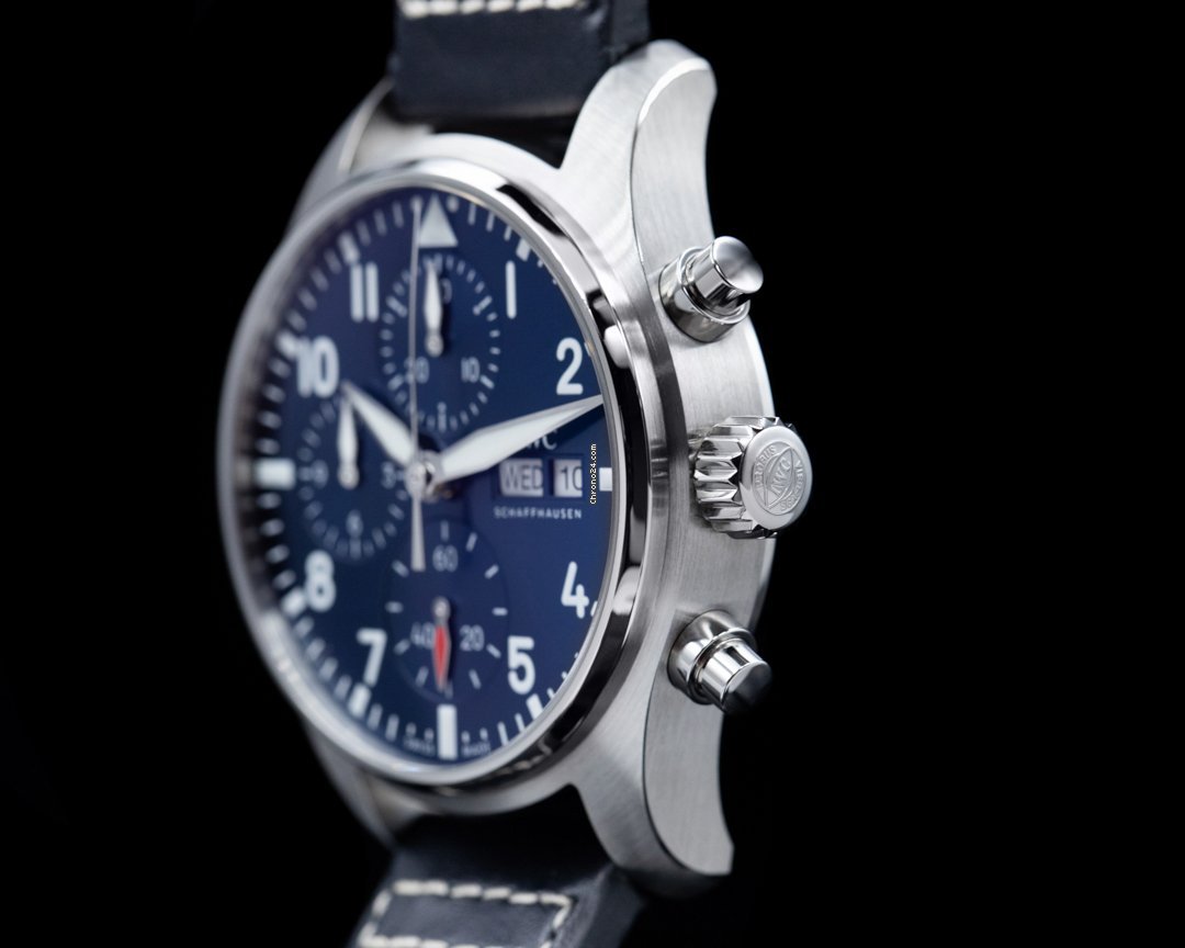 IMG_9081 IWC Pilot Chronograph Mens watch Unisex Automatic Steel IW388101 Replica 4
