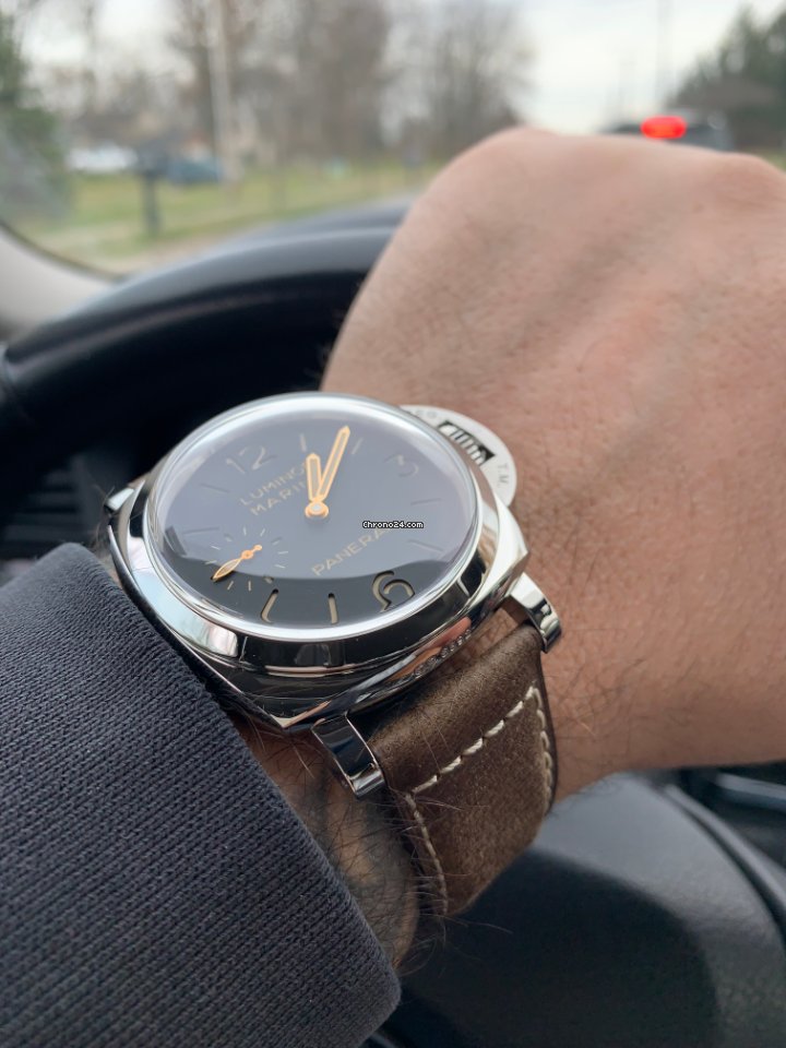 Panerai Luminor Marina 1950 3 Days Mens watch Unisex Manual winding Steel PAM 00422 Replica 4