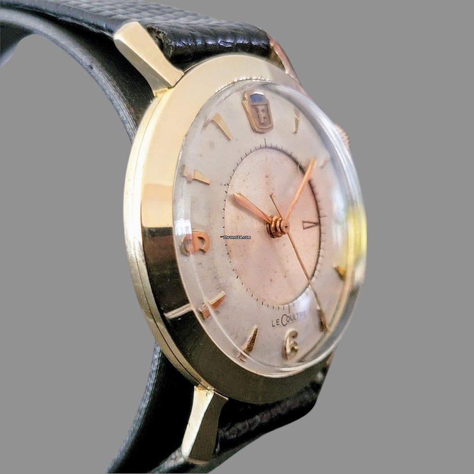 IMG_9081 Jaeger-LeCoultre Mens watch Unisex Manual winding Gold Steel Jaeger-LeCoultre Memovox Ref. 3015 Replica 4