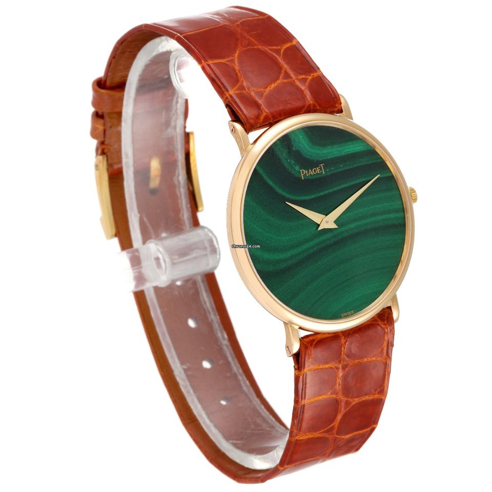 Piaget Mens watch Unisex Manual winding Yellow gold 9035 Replica 4