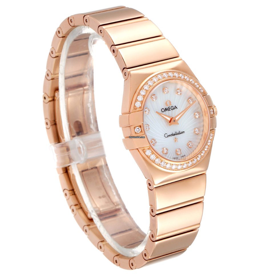 IMG_9081 Omega Constellation Quartz Womens watch Quartz Rose gold 123.55.24.60.55.005 Replica 4