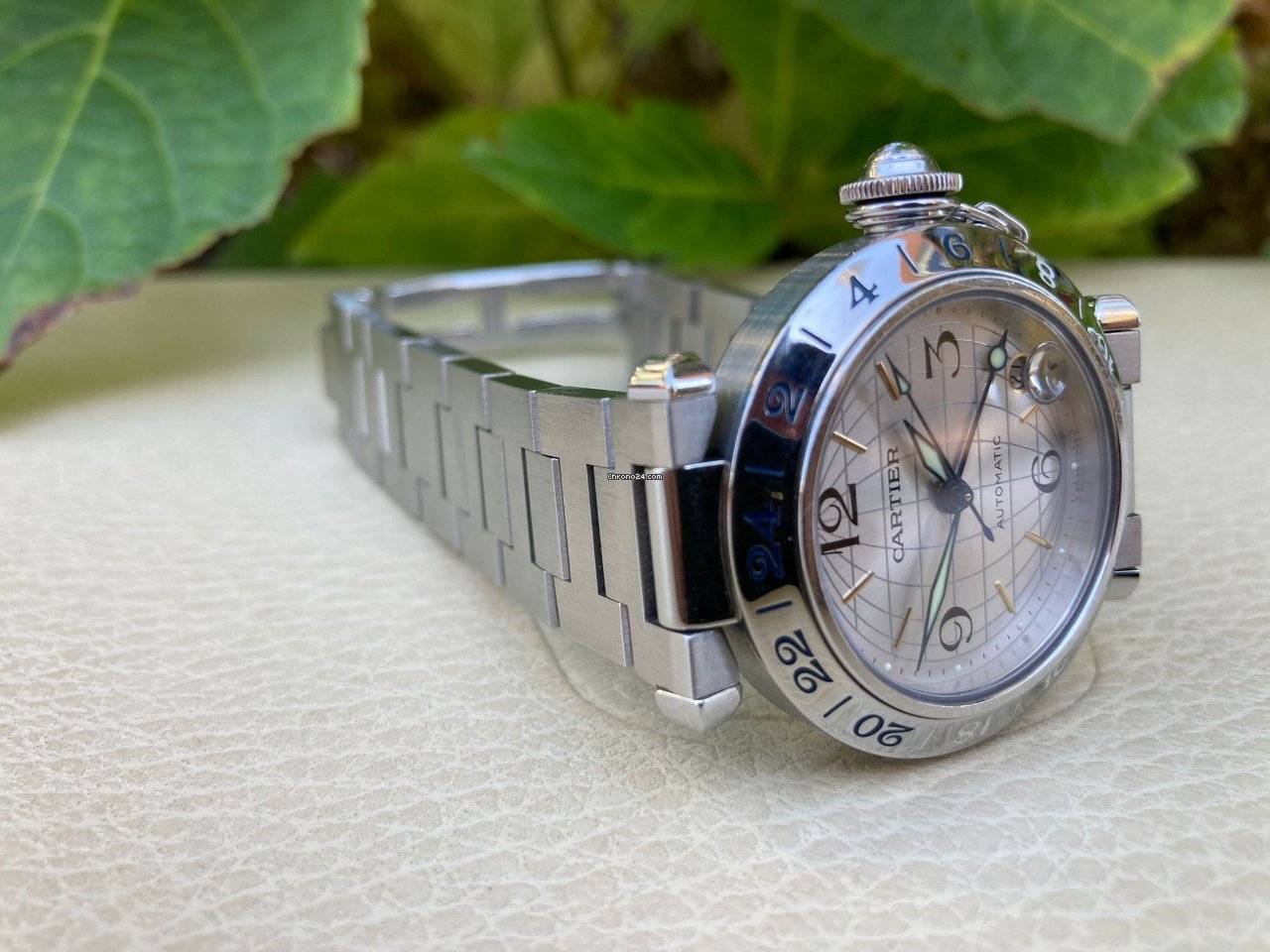 IMG_9081 Cartier Pasha C Mens watch Unisex Automatic Steel 2377 Replica 4