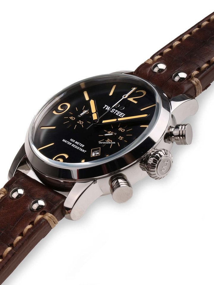 TW Steel Mens watch Unisex Quartz Steel MS3 Replica 4