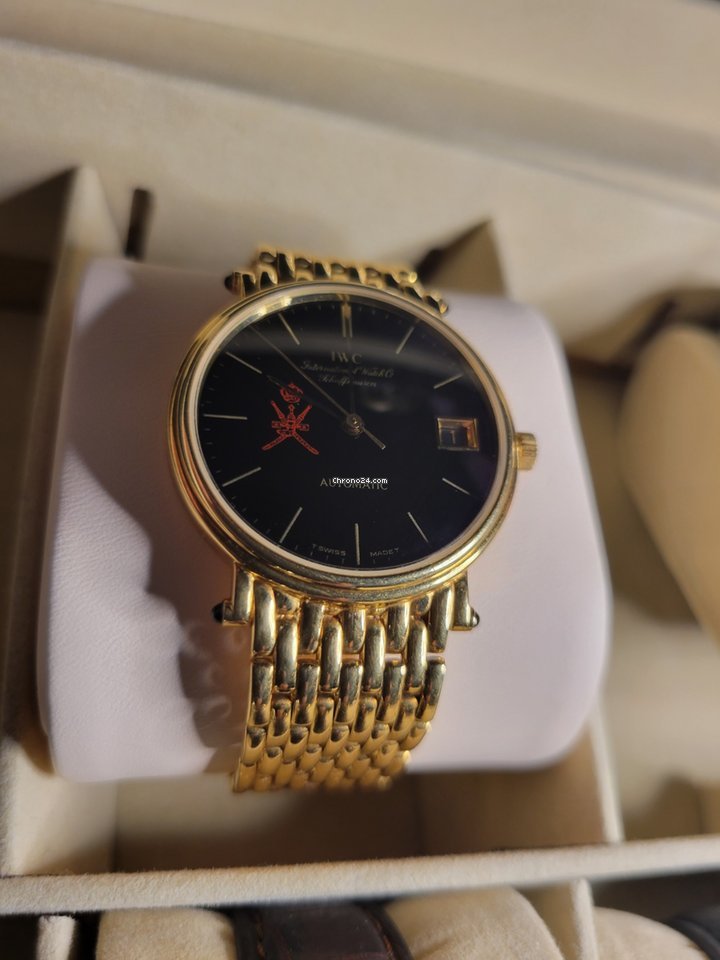 IWC Portofino Mens watch Unisex Automatic Yellow gold 3512 3550 Replica 4