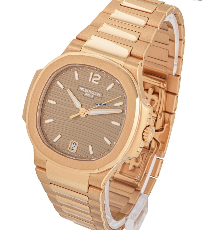IMG_9081 Patek Philippe Nautilus Womens watch Automatic Rose gold 7118 1R-010 Replica 4