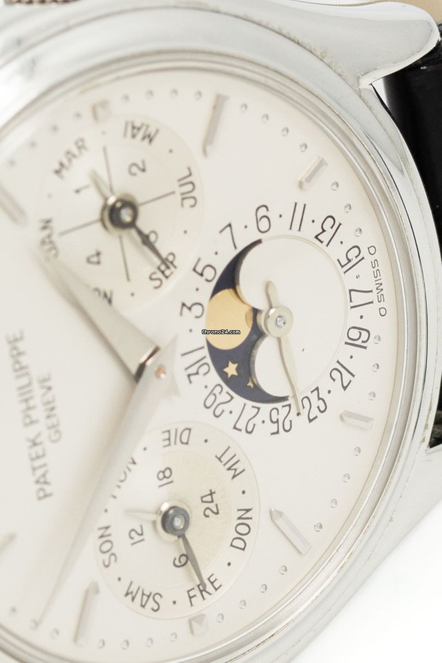 IMG_9081 Patek Philippe Perpetual Calendar Mens watch Unisex Automatic Platinum 3940P Replica 4