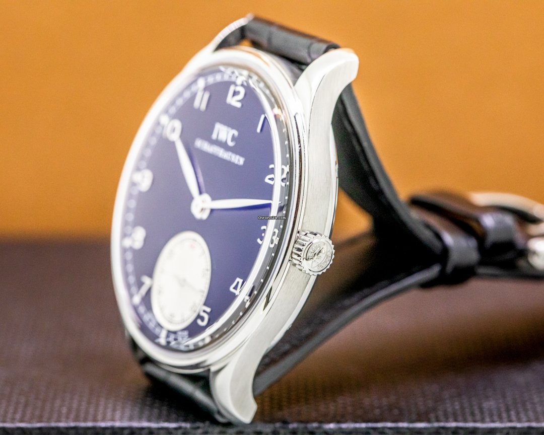 IMG_9081 IWC Portuguese Hand-Wound Mens watch Unisex Manual winding Steel IW545404 Replica 4