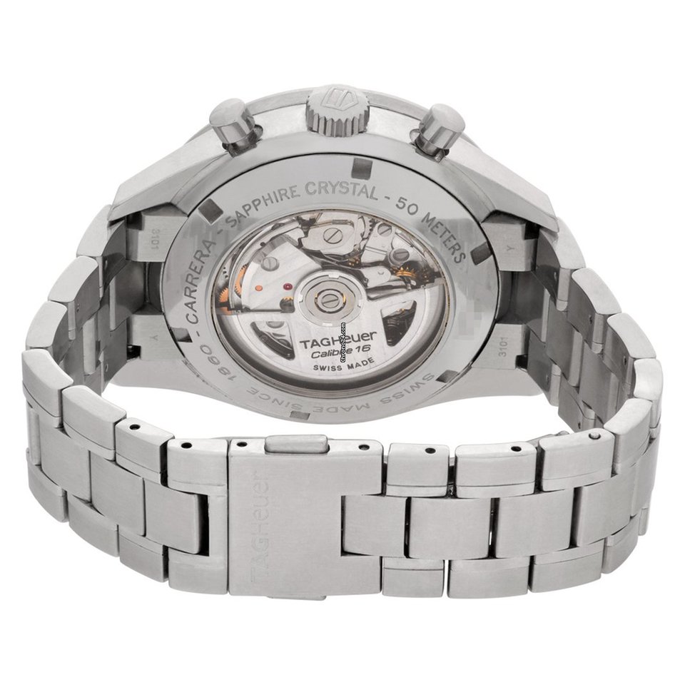 IMG_9081 TAG Heuer Carrera Calibre 16 Mens watch Unisex Automatic Steel CV2016 Replica 4