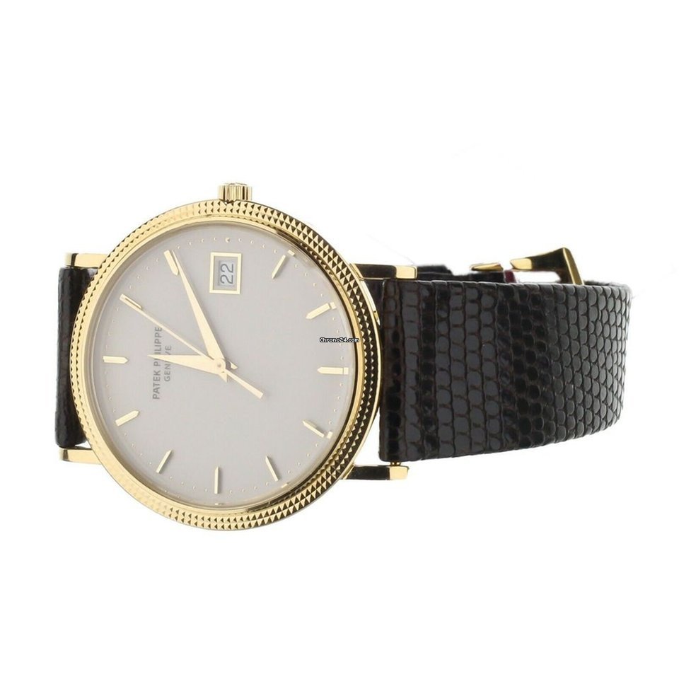 IMG_9081 Patek Philippe Calatrava Mens watch Unisex Quartz Yellow gold 3499J Replica 4