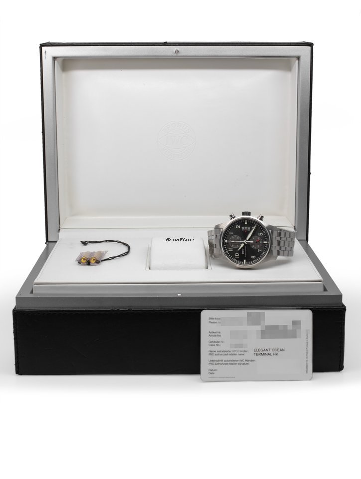 IMG_9081 IWC Pilot Spitfire Chronograph Mens watch Unisex Automatic Steel IW387804 Replica 4