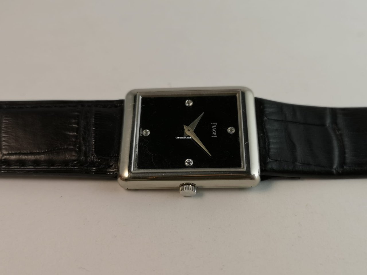IMG_9081 Piaget Mens watch Unisex Manual winding White gold 9150 Replica 4