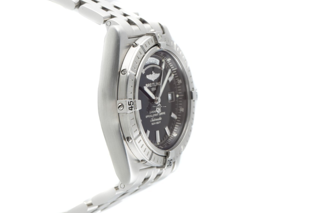 IMG_9081 Breitling Headwind Mens watch Unisex Automatic Steel A45355 Replica 4