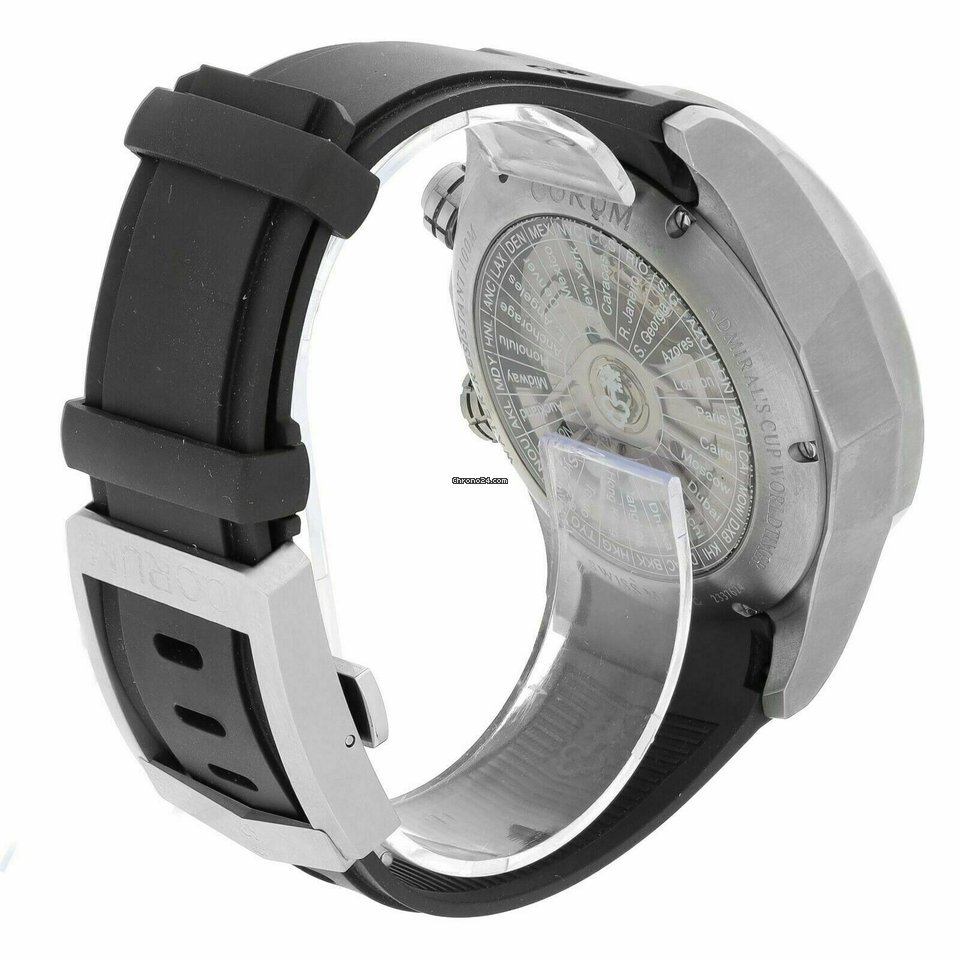 IMG_9081 Corum Admirals Cup Mens watch Unisex Automatic Titanium 637.101.04 F371 AN02 Replica 4