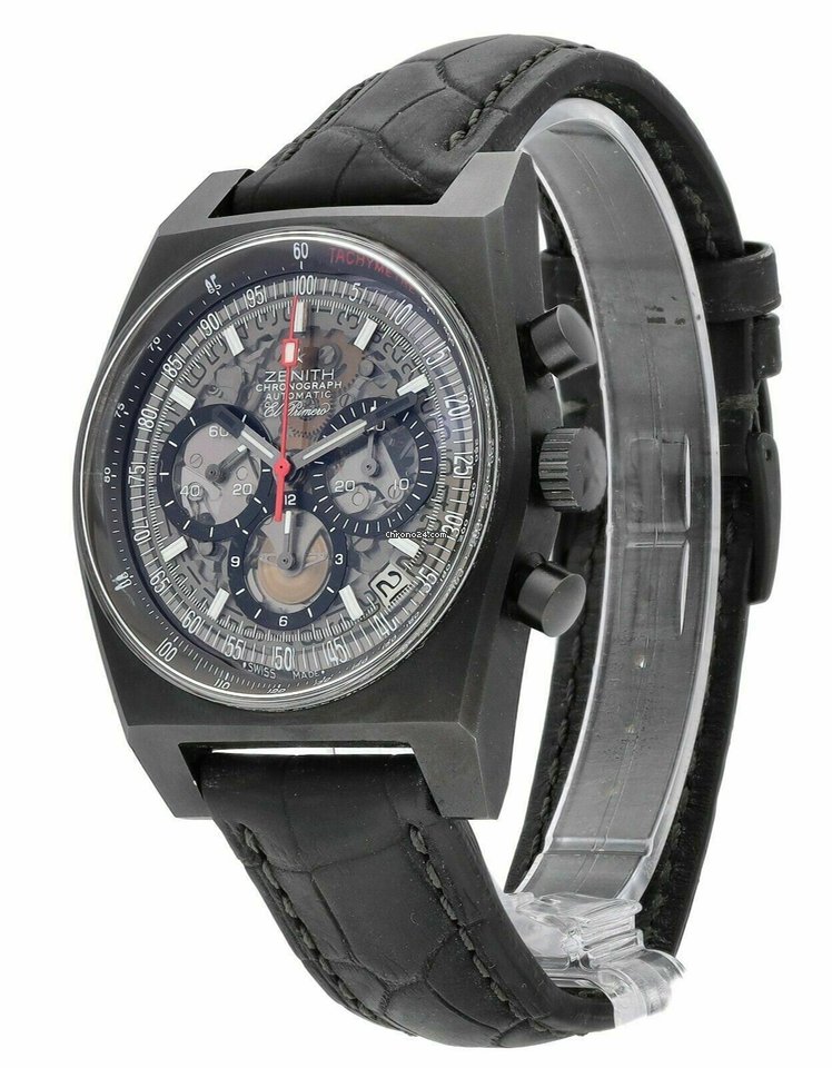 IMG_9081 Zenith El Primero New Vintage 1969 Automatic Titanium 96.1969.469 Replica 4