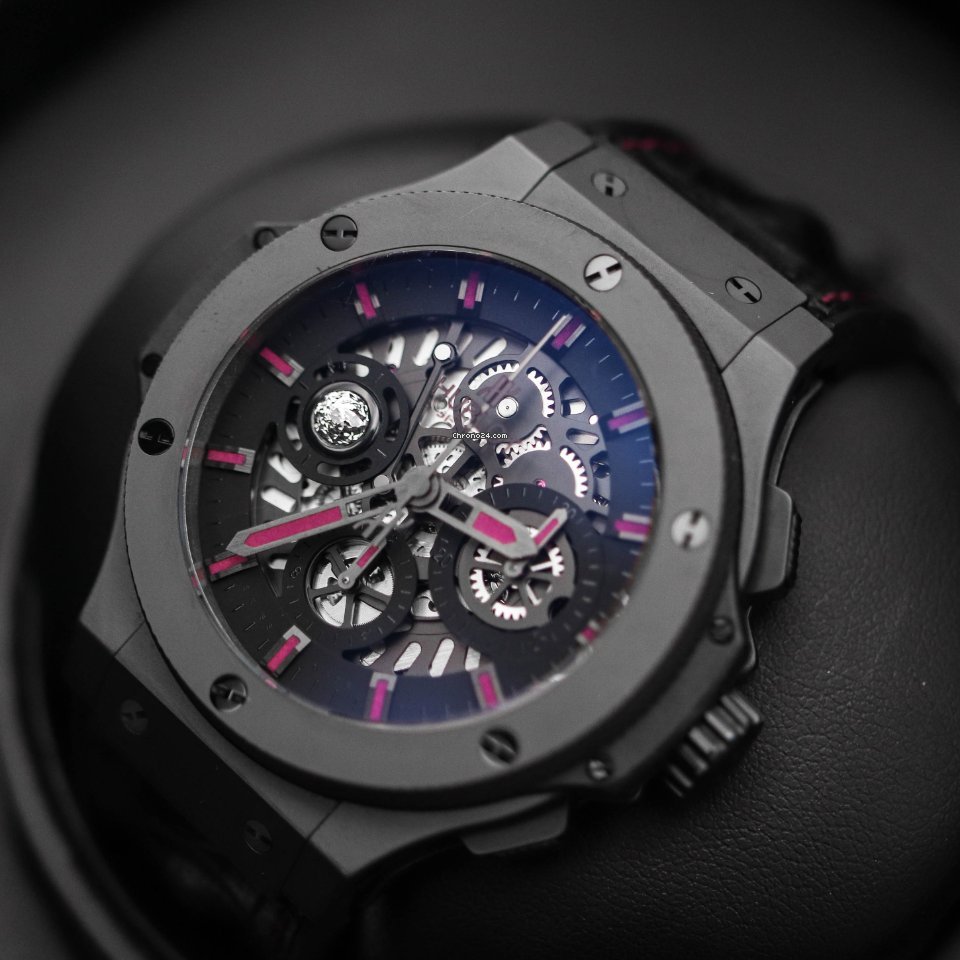 IMG_9081 Hublot Big Bang Aero Bang Mens watch Unisex Automatic Titanium 310.C1.1110.HR.COL12 Replica 4