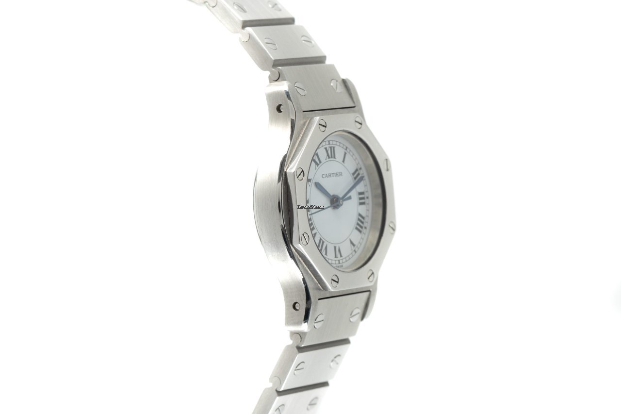 Cartier Santos Womens watch Automatic Steel 0906 Replica 4