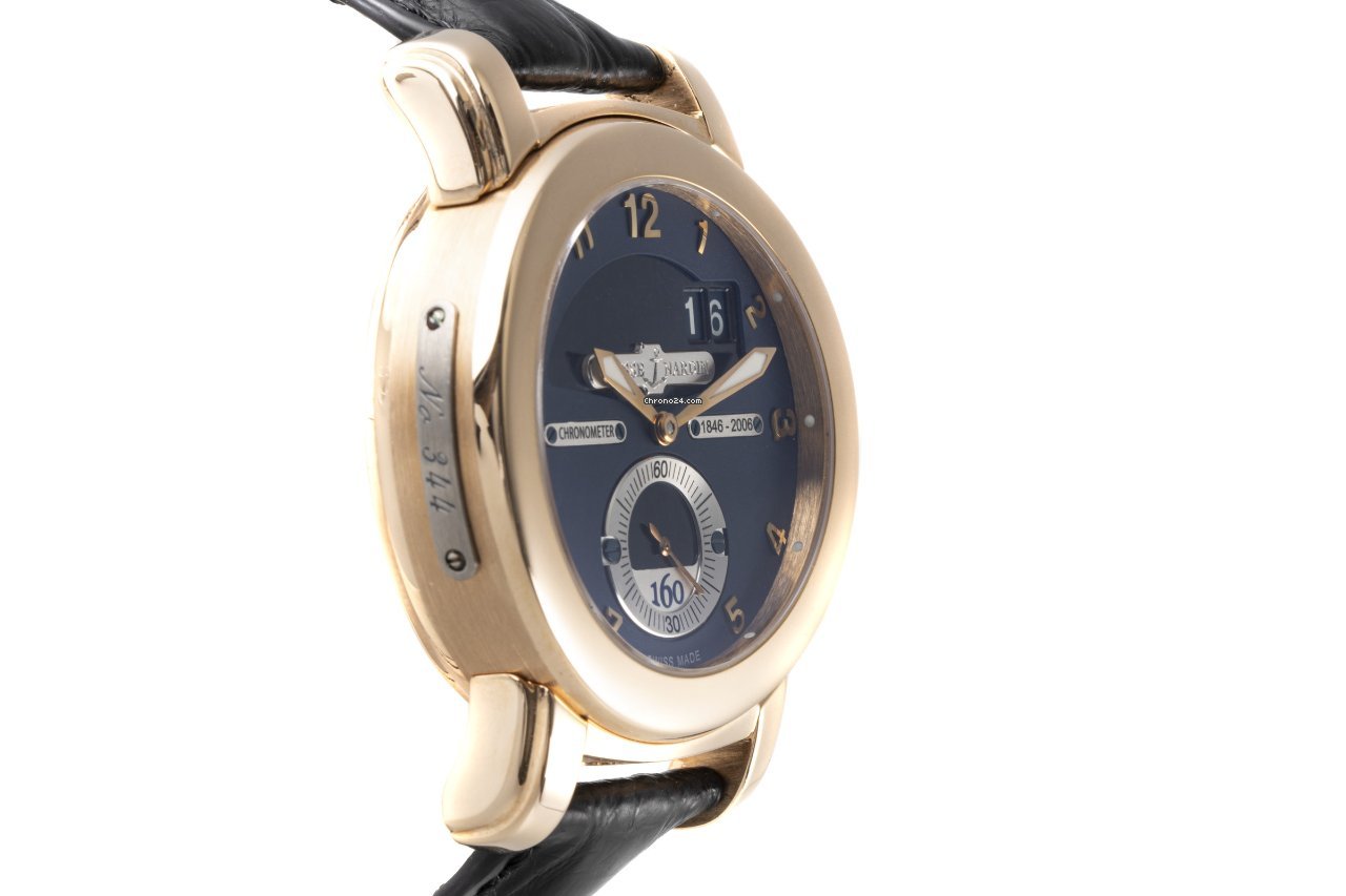 IMG_9081 Ulysse Nardin Mens watch Unisex Automatic Red gold 1602-100 Replica 4