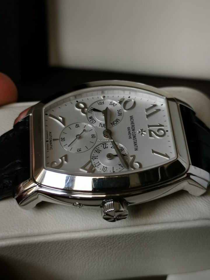 IMG_9081 Vacheron Constantin Royal Eagle Mens watch Unisex White gold 42008 000G Replica 4