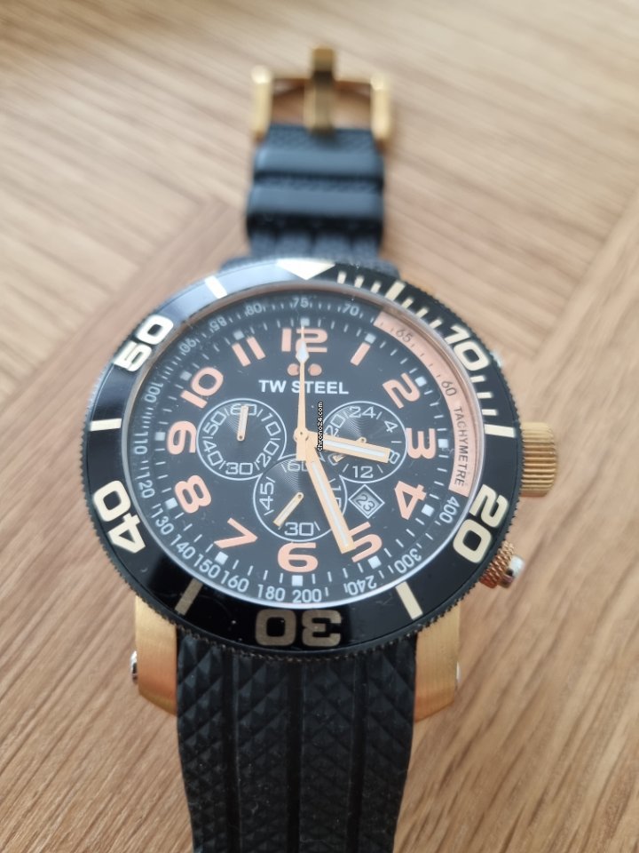 IMG_9081 TW Steel Mens watch Unisex Quartz Rose gold TW92 Replica 4
