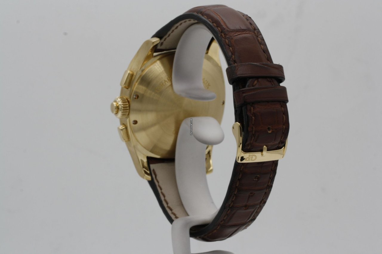 IMG_9081 Girard Perregaux Mens watch Unisex Automatic Yellow gold 9012 Replica 4