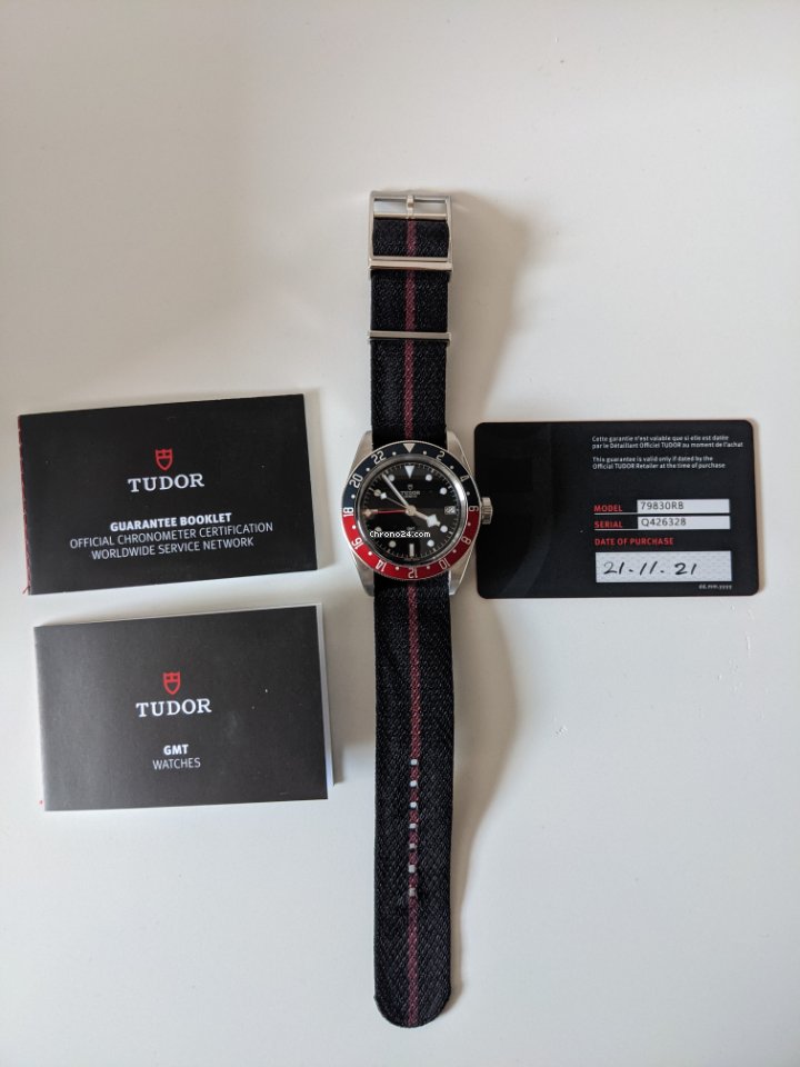 IMG_9081 Tudor Black Bay GMT Mens watch Unisex Automatic Steel M79830RB-0003 Replica 4
